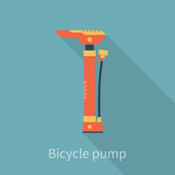 Bisiklet hava pompası — Stok Vektör