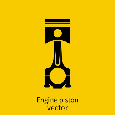Engine piston icon clipart