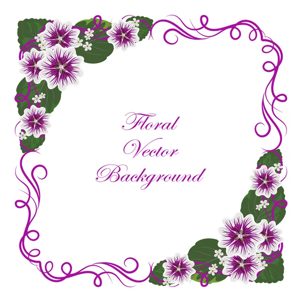 Fundo vetorial floral —  Vetores de Stock