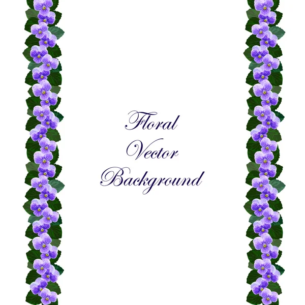 Sfondo vettoriale floreale — Vettoriale Stock