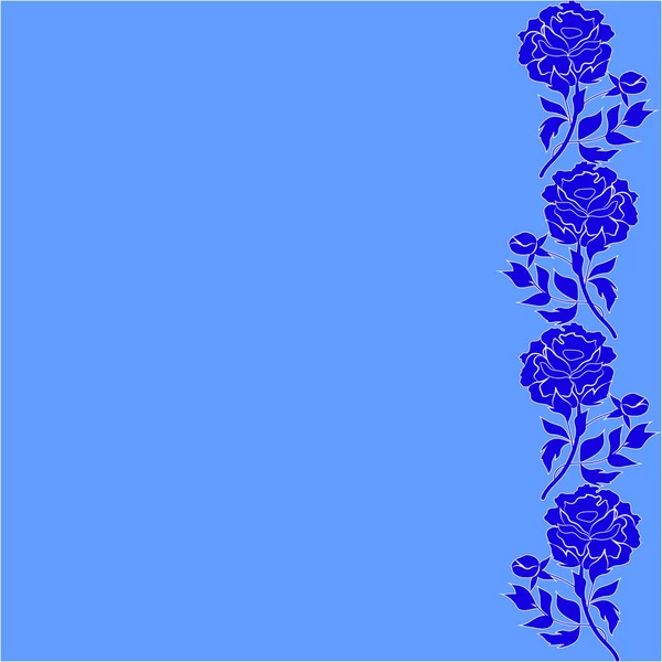 Modèle délicat avec des fleurs de pivoine — Image vectorielle