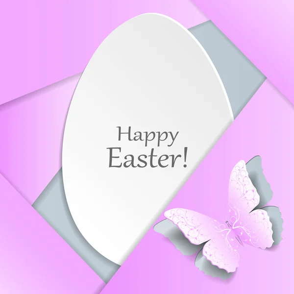 Bonne carte de vœux de Pâques. — Image vectorielle
