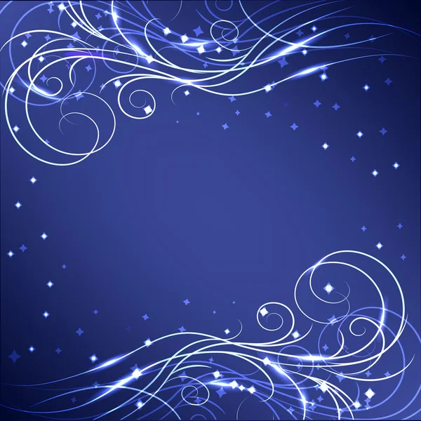 Koyu arka plan üzerinde güzel parlak desen