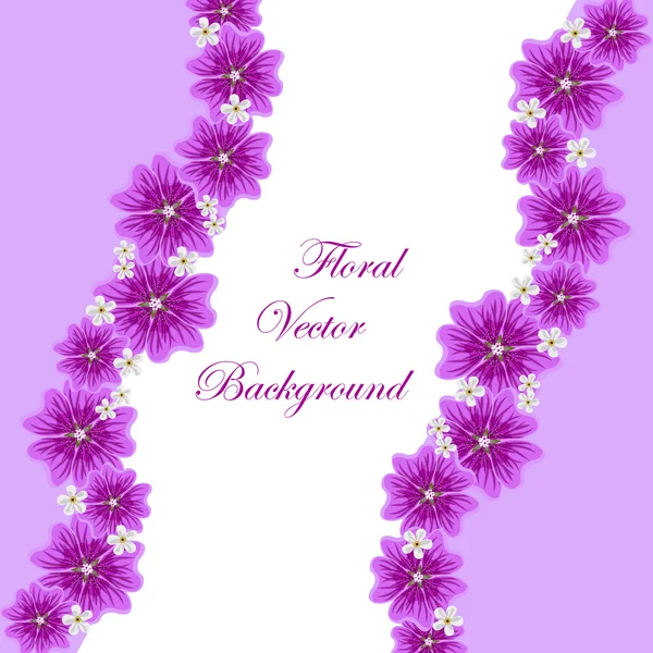 Fundo vetorial floral —  Vetores de Stock