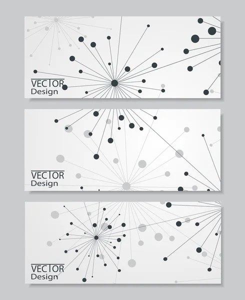 Ensemble de bannières horizontales — Image vectorielle