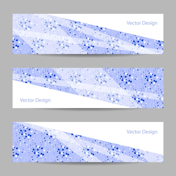 Conjunto de banners horizontales — Vector de stock