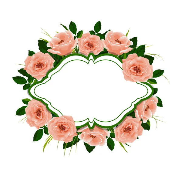 Floral-vector háttér. — Stock Vector