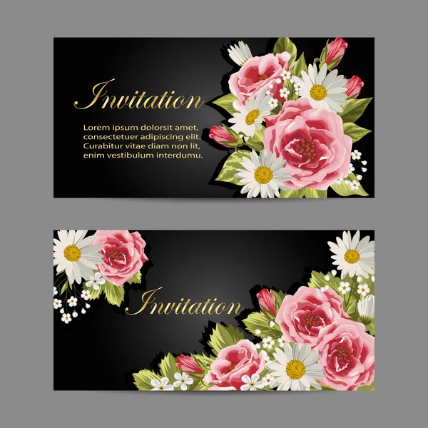 Conjunto de banners horizontales — Vector de stock