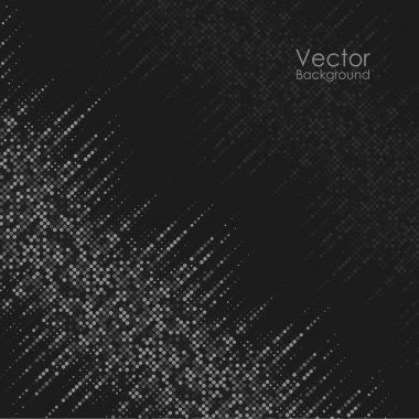 Siyah ve gri noktalı soyut arkaplan