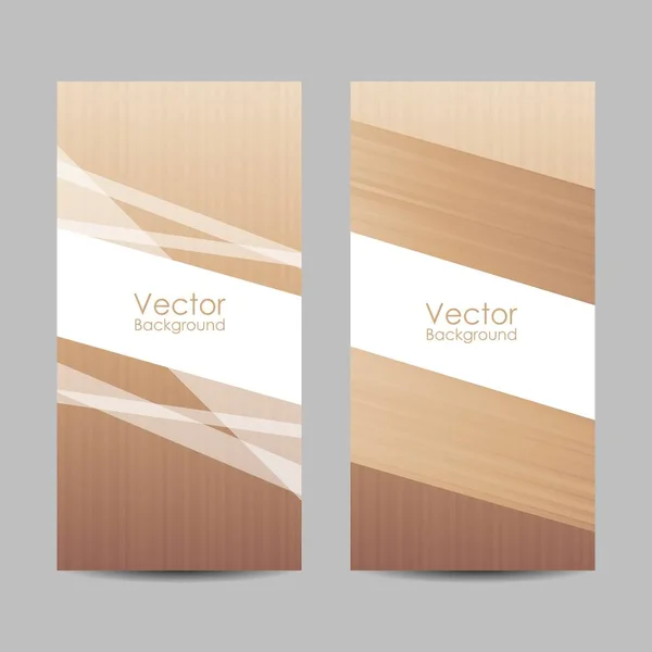 Set of banners with abstract striped background. — Stock Vector