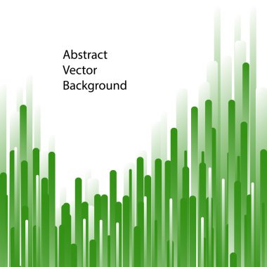 Yeşil çizgiler vektör arka plan soyut