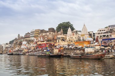 Ganga nehir sabah. Varanasi. Hindistan.