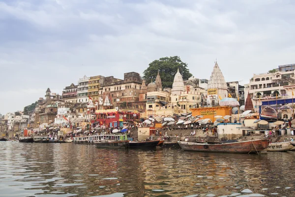 Ganga nehir sabah. Varanasi. Hindistan.