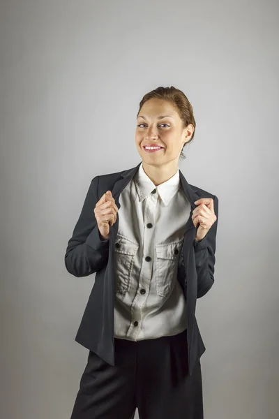 Retrato de plano medio de mujer de negocios exitosa —  Fotos de Stock