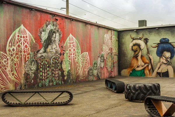 Wynwood yaratıcı ve Sanat District Miami sanat duvar resimleri
