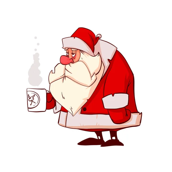 Hasta bir Noel Baba 'nın renkli çizimi