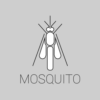 Vector Mosquito Icon clipart