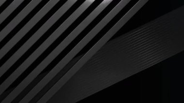 Soyut Siyah Izgara 4K Hareket Grafikleri Çapraz Çizgileri