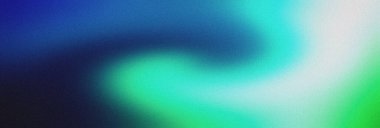 Gök mavisi yeşil gradyan ses dokusuna sahip soyut kumlu arkaplan. Ağ afişleri ya da kapaklar için mükemmel. Modern dinamik estetik.