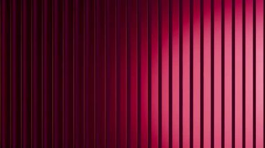 Işığı ve gölge efektlerini vurgulayan dinamik hareketli grafiklerle eşleştirilmiş, karmaşık dikey çizgiler oluşturan canlı mor gradyan plan. Ön yükleme