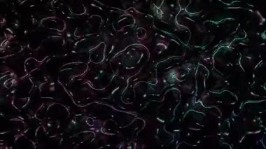 Yumuşak Akış Soyut Teal Magenta Sıvı Parlama Hareketi Dinamik organik çizgiler ve şekiller fütüristik enerjik bir görsel arkaplan oluşturur