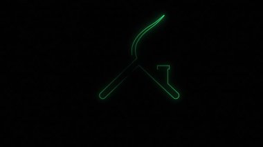 Yeşil Eko Evi 4K Hareket Grafikleri Canlandırılmış Simge