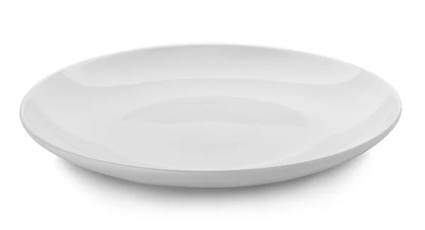 Beyaz arkaplanda beyaz plaka