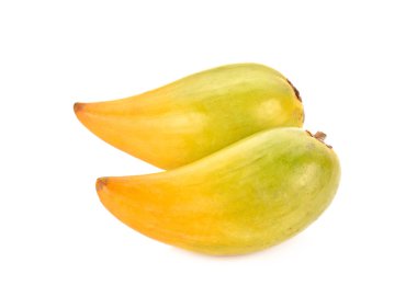 Pouteria campechiana beyaz arka plan üzerinde