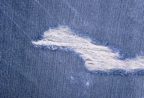 Jeans denim textuur gescheurd Stockfoto