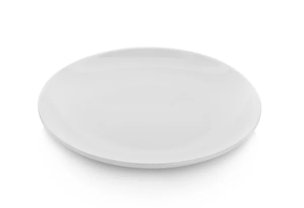 Empty plate isolated on white background — Stock Photo, Image