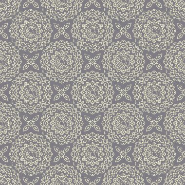 Sorunsuz elle çizilmiş mandala desen. Vintage öğeler grunge etkisi ile oryantal tarzı. Kumaş, kağıt ve sayfa dolgu olarak kullanılabilir. Islam, Arapça, Hint, Türk, Osmanlı, Asya motifler. Vektör.