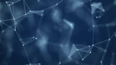 4K video pleksus döngüsü canlandırması.