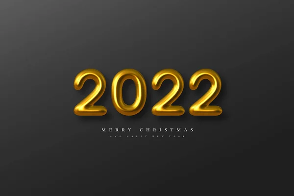 2022 Sinal de Ano Novo. —  Vetores de Stock