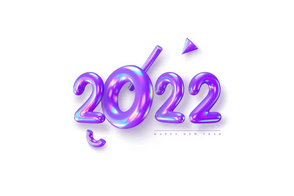 2022 Semn de Anul Nou . — Vector de stoc