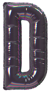 Yanardöner Folyo Balon Harfi D