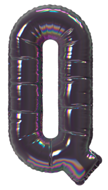 Yanardöner Folyo Balon Harfi Q