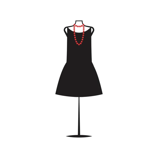 Vestido maniquí ilustración vector — Archivo Imágenes Vectoriales