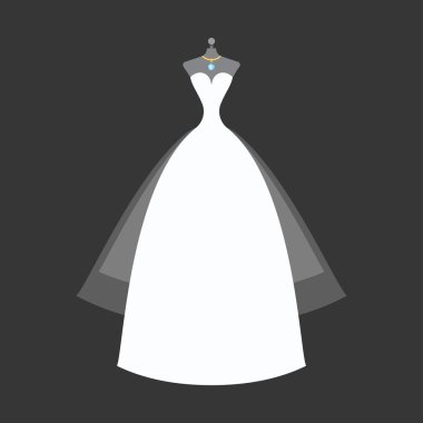 bir manken gelin elbise