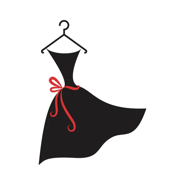 Pequeño vestido negro — Vector de stock