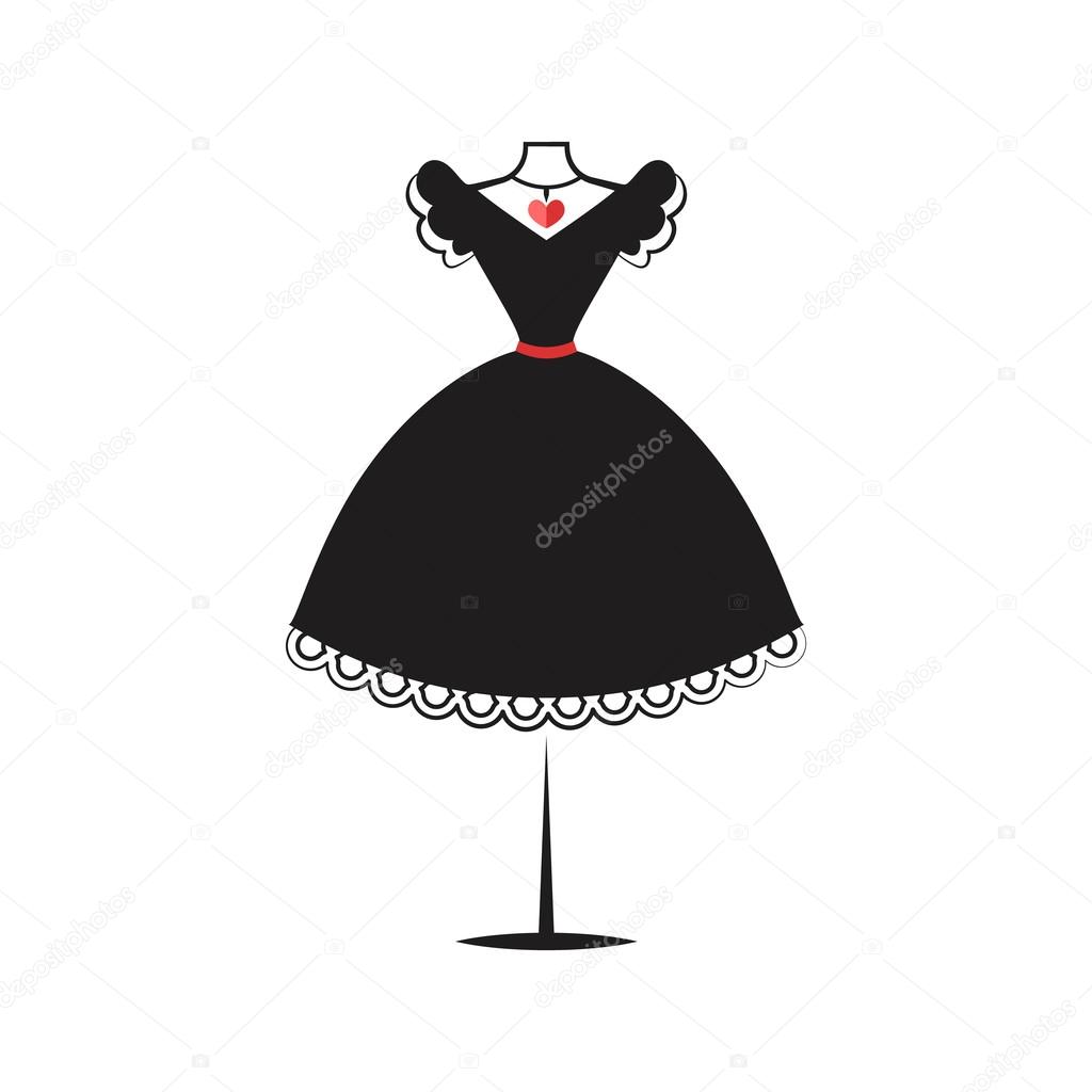  dummy dress illustration vector
