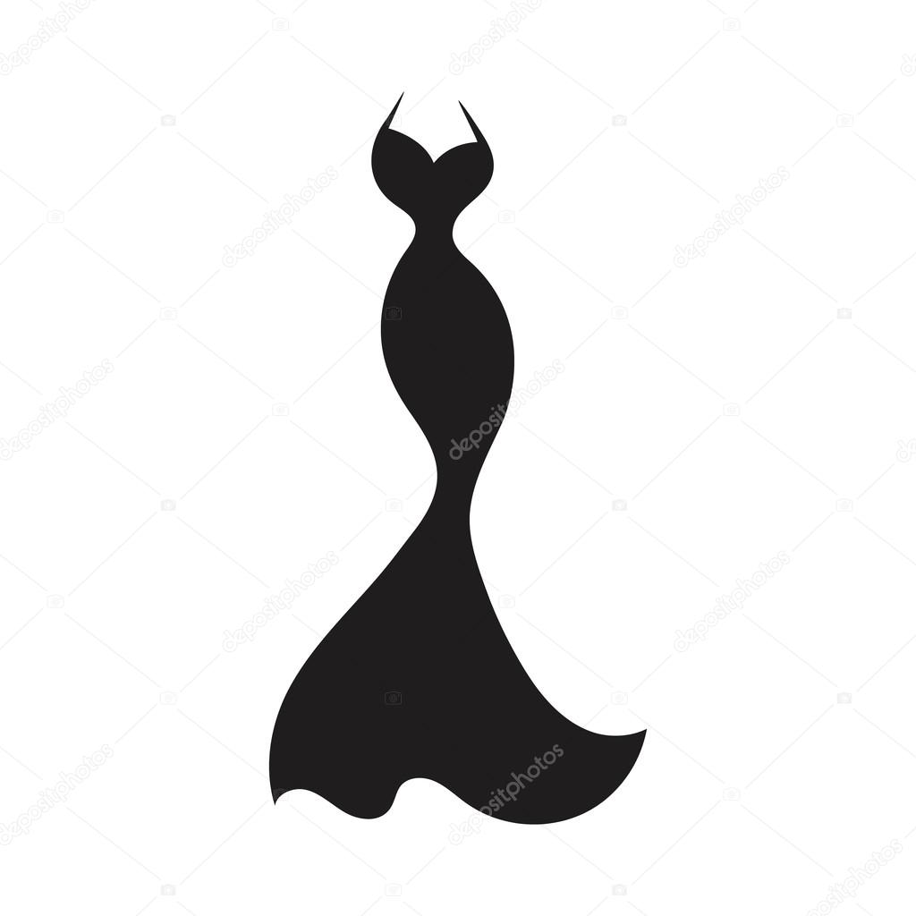 Ball gown silhouette Stock Vector by ©konekotanya.gmail.com 111111508