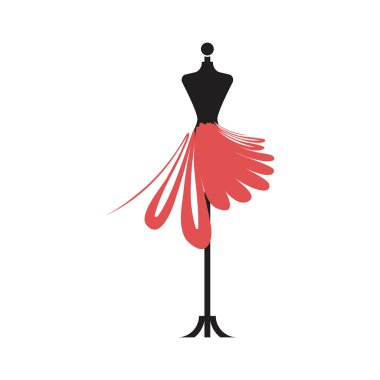 aptal elbise illüstrasyon vektör