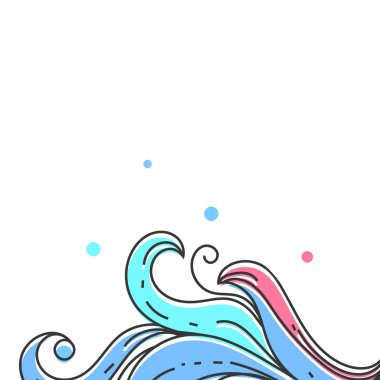 Dalga çerçeve/kenarlık