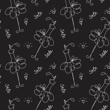 manken elbise satmak el Dikişsiz desen çizimi