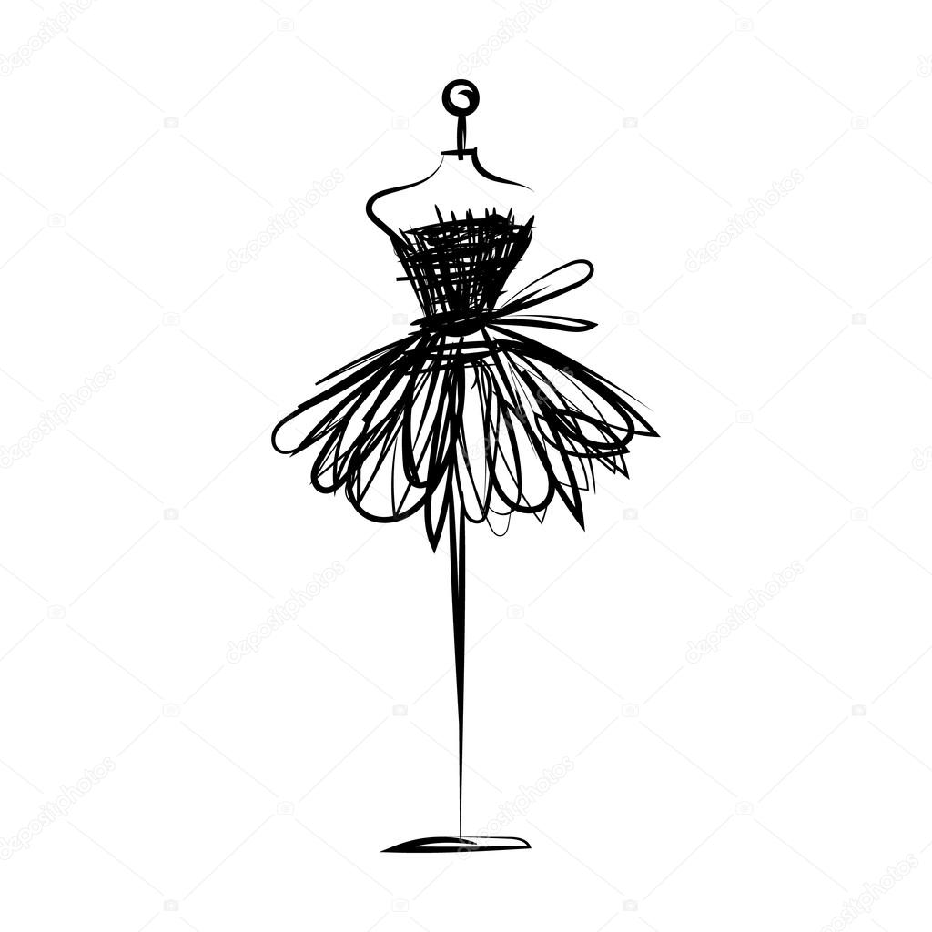 Dessin Mannequin De Couture / Coloriage Bustes de couture dessin