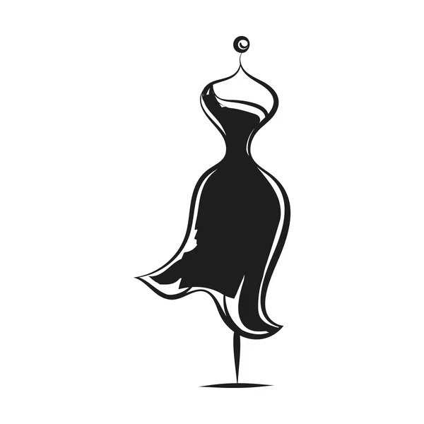 Aptal elbise el illüstrasyon vektör çizimi — Stok Vektör