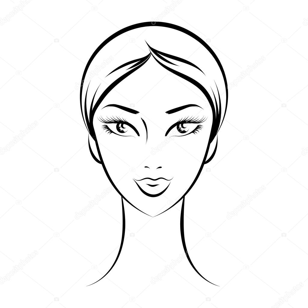 Face glamorous girl cartoon Stock Vector Image by © #122450368 Face glamorous girl cartoon Stock Vector Image by © #122450368