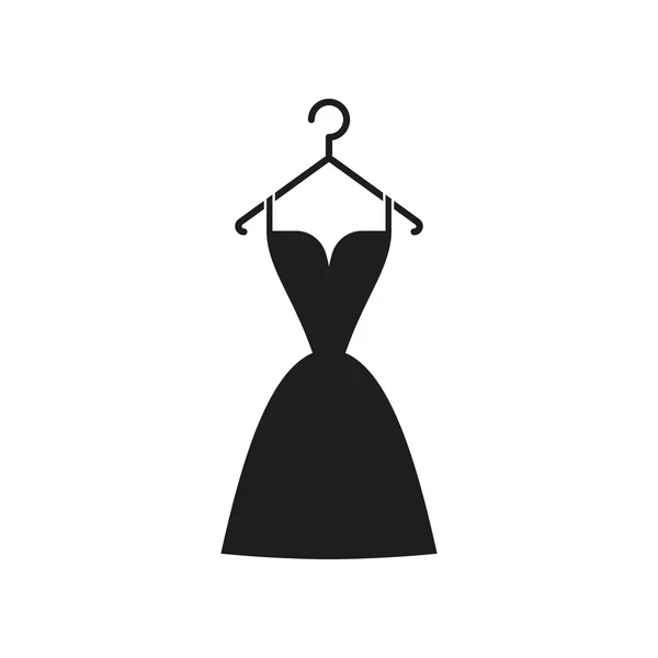 Liten svart klänning — Stock vektor
