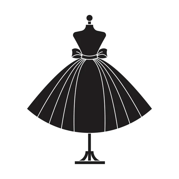 Дрібна сукня ілюстрація вектор — стоковий вектор