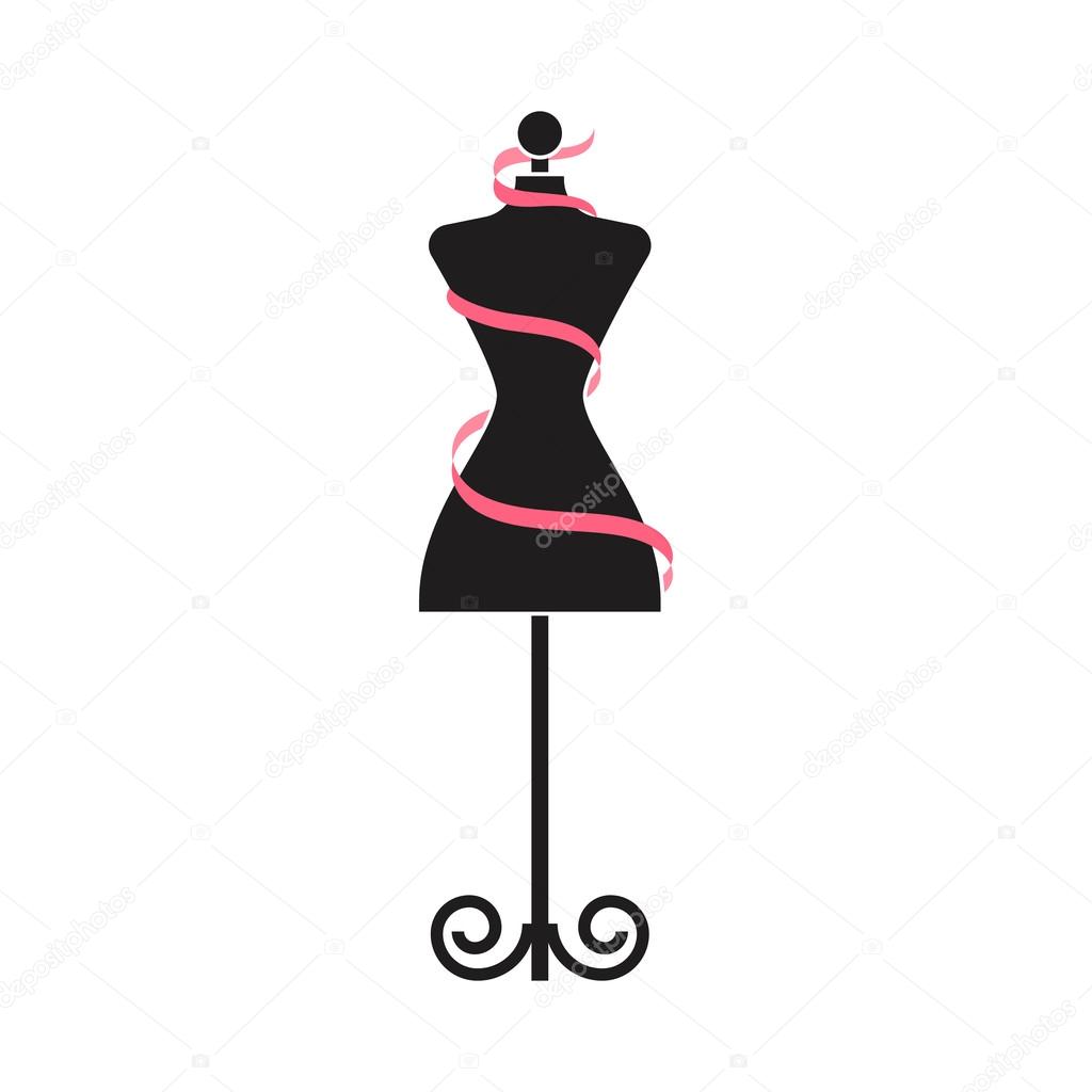  dummy dress illustration vector